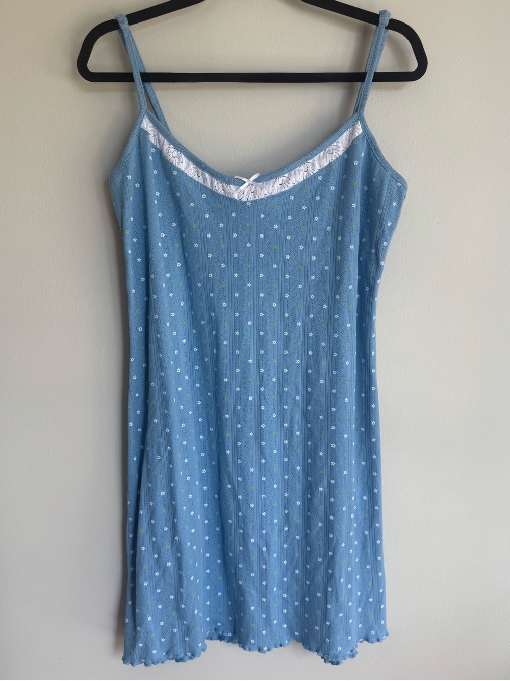 Claudel Blue Floral Slip